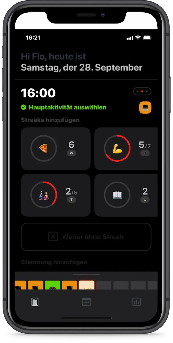 Figma Prototype viewed as iOS Bookmark